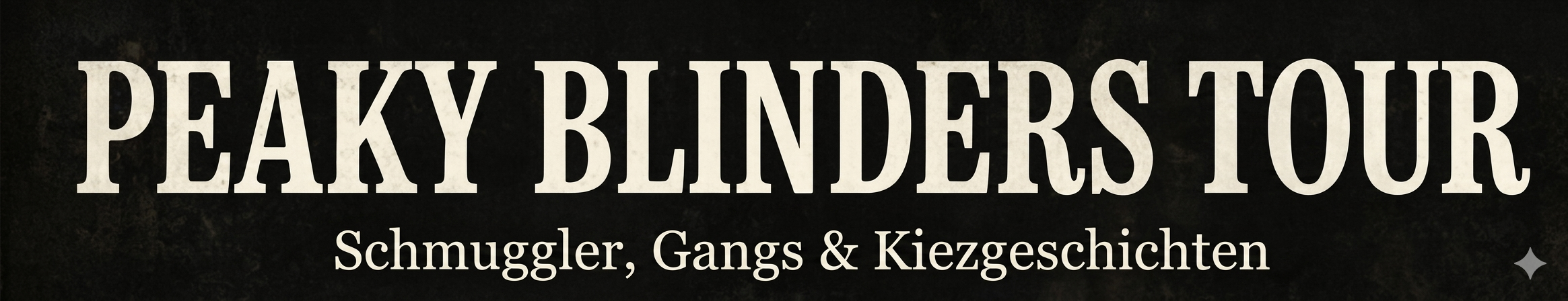 Hamburg Peaky Blinder Tour Logo
